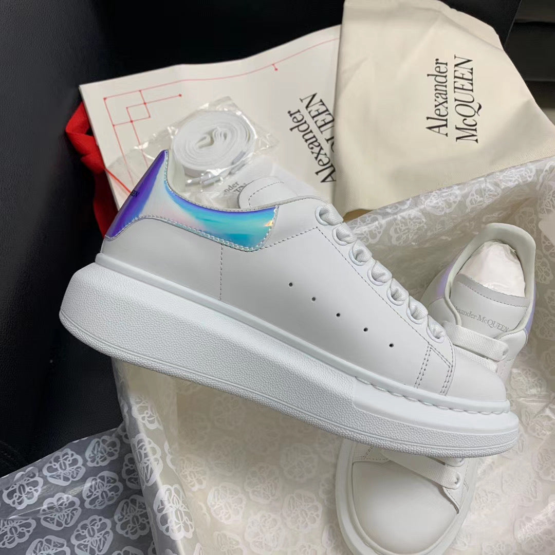 Oversized Iridescent Tab Sneakers
