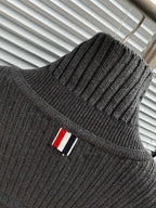4-Bar Knit Jacket Grey - Men's