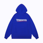 Black Cotton Logo Pullover - Men's