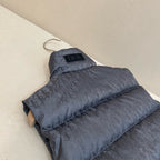 Blue Nylon Quilted Gilet - Men's