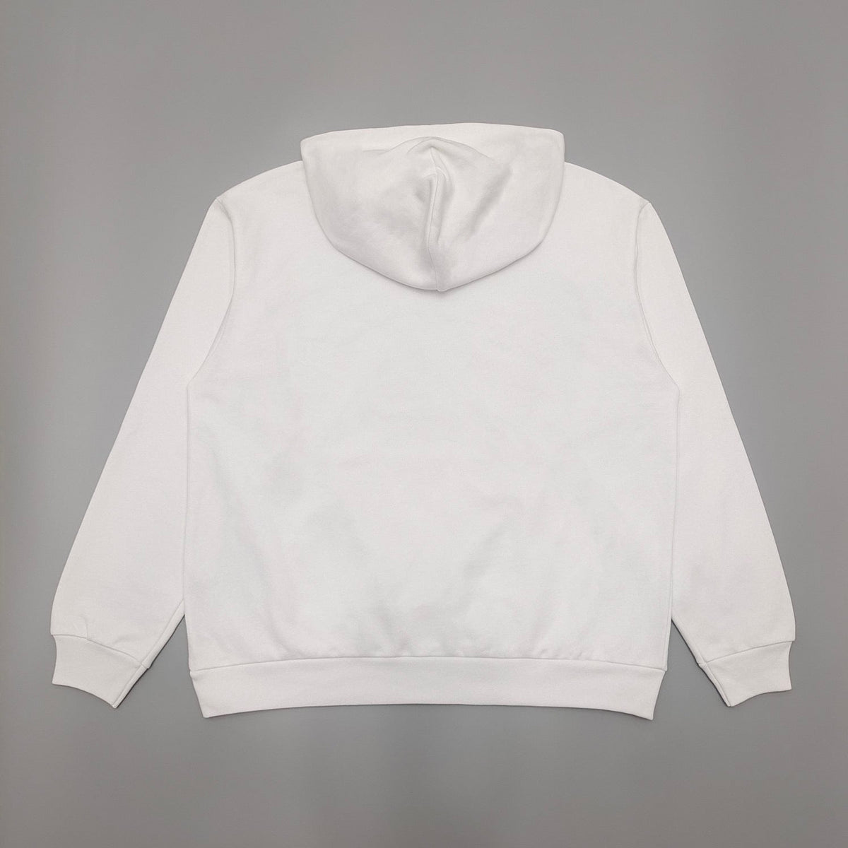 White Cotton Web Print Pullover - Men's