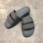 Grey with Black Logo Slides