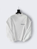 Essentials White Small Logo Sweatshirt - Men's