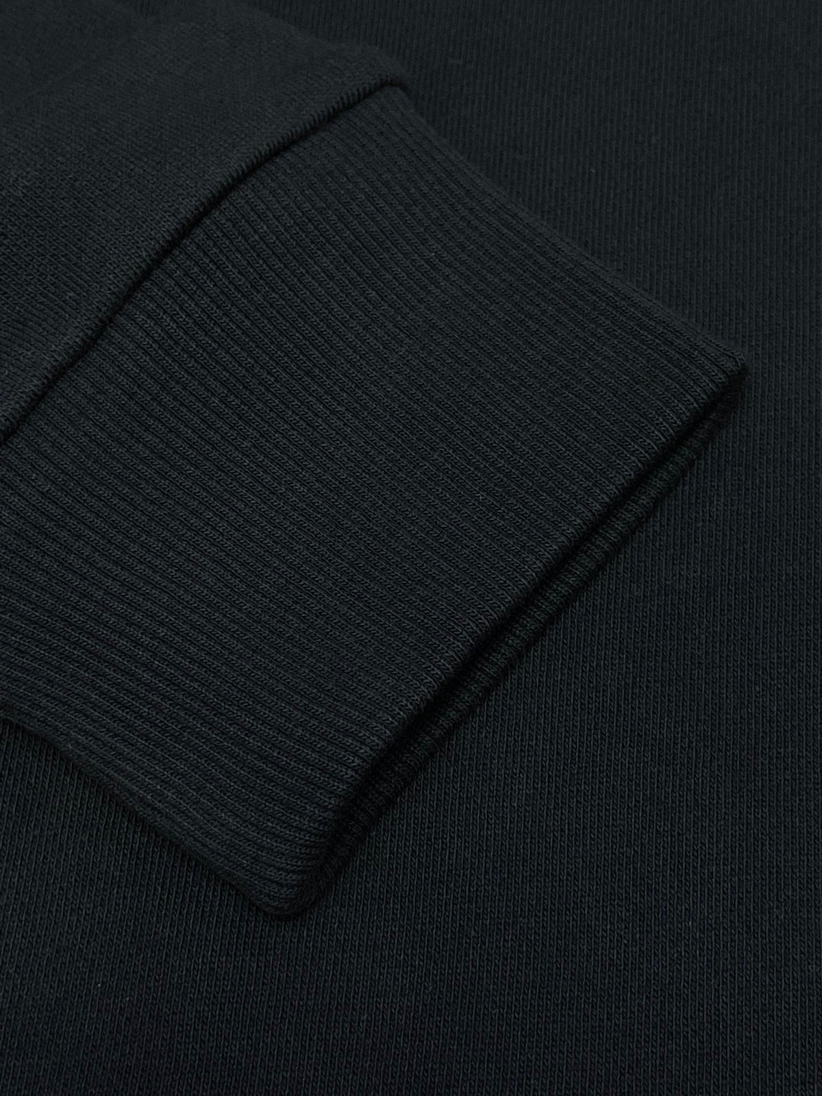 Navy Cotton Tonal Emblem Crewneck - Men's