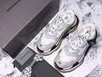 Triple S Cream Red and Navy Sneakers