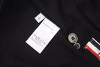 Grey Wool Four-Bar Cardigan - Men's