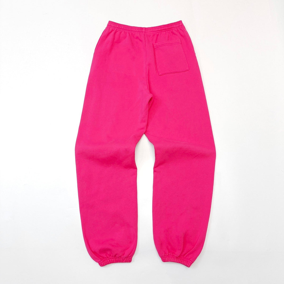 Pink Cotton Graphic Joggers - Men's