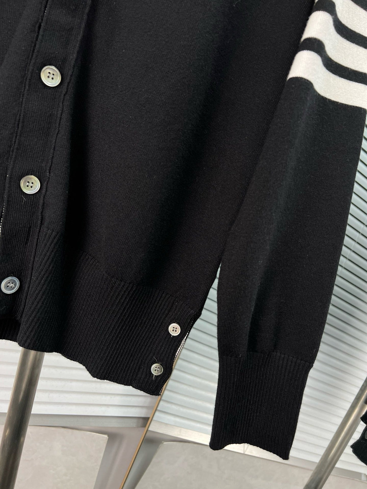 4-Bar Cardigan White - Men's