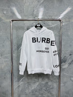 Black Cotton Text Print Pullover - Men's