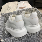 Oversized White Tab Sneakers