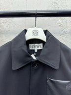 Black Cotton Patch Chore - Men's