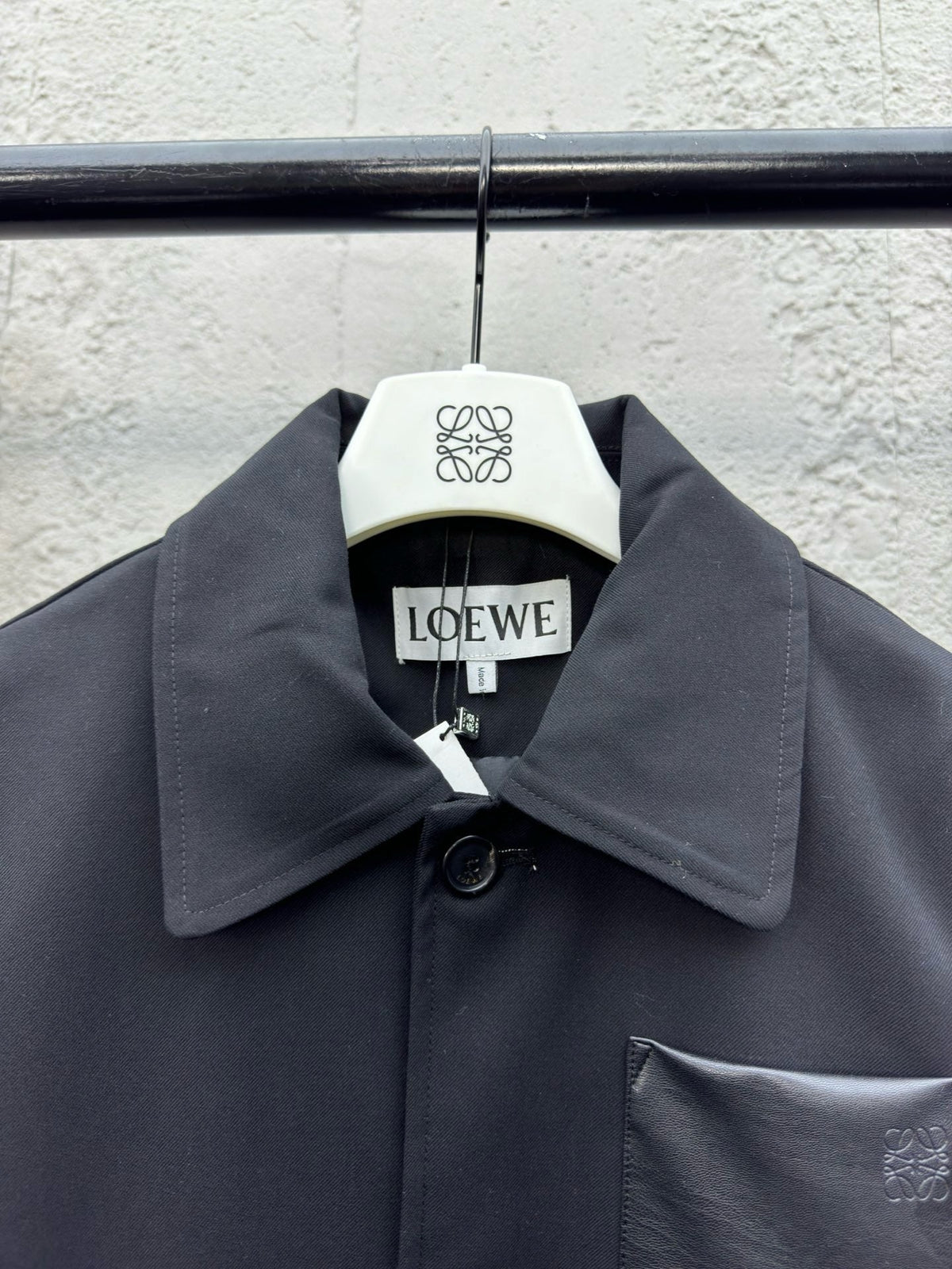 Black Cotton Patch Chore - Men's