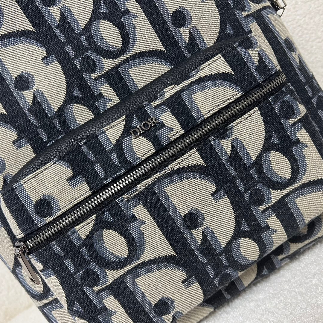 Classic Oblique Black Backpack