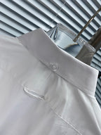 Blue Cotton Oxford Long-Sleeve - Men's