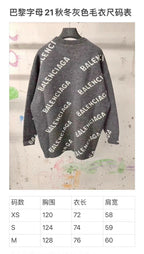 Black Jacquard Text Print Crewneck - Men's