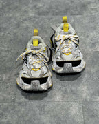 Silvery Yellow Sneakers
