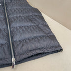 Blue Nylon Quilted Gilet - Men's