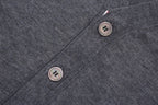 Grey Wool Four-Bar Cardigan - Men's