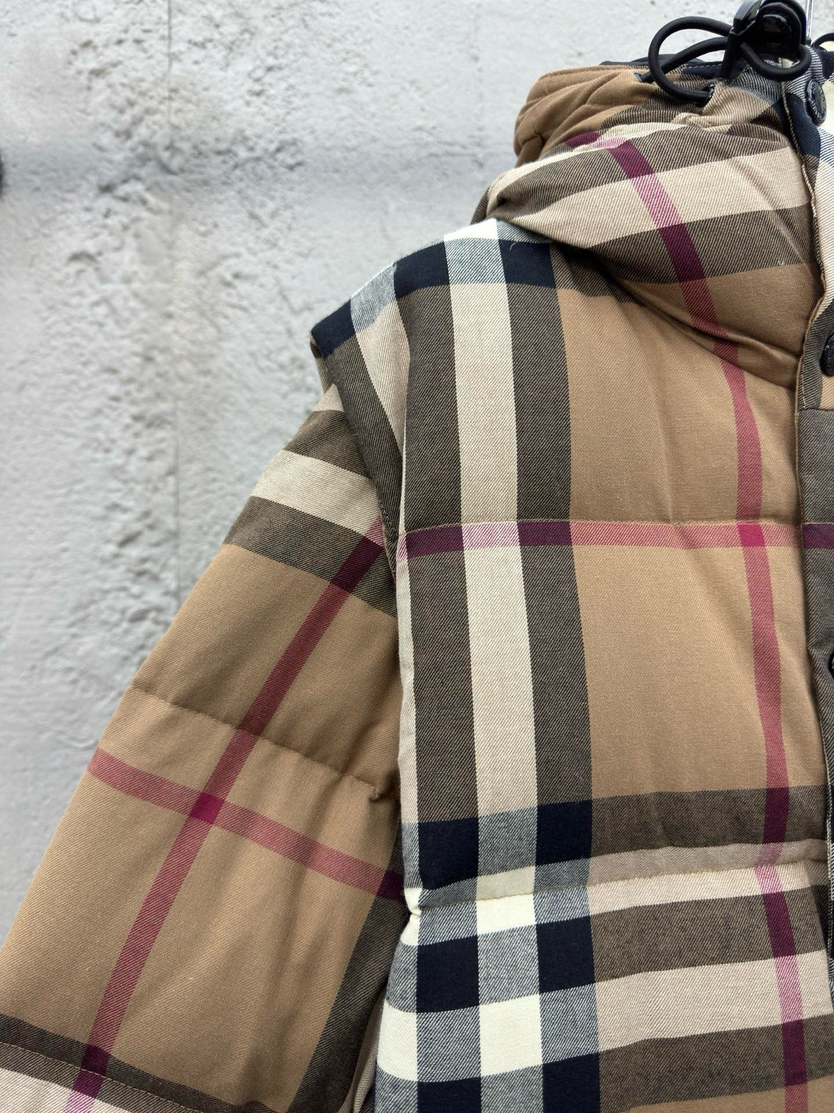Vintage Check Hooded Jacket - Men's