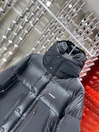 Black Puffer Jacket - Men's