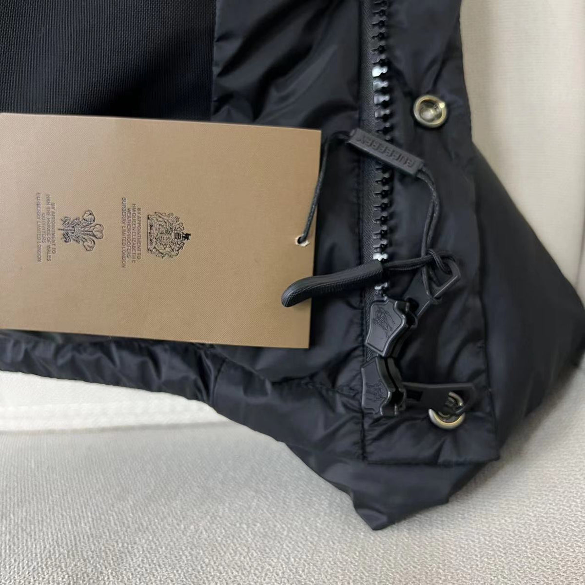 Black Puffer Jacket - Men's