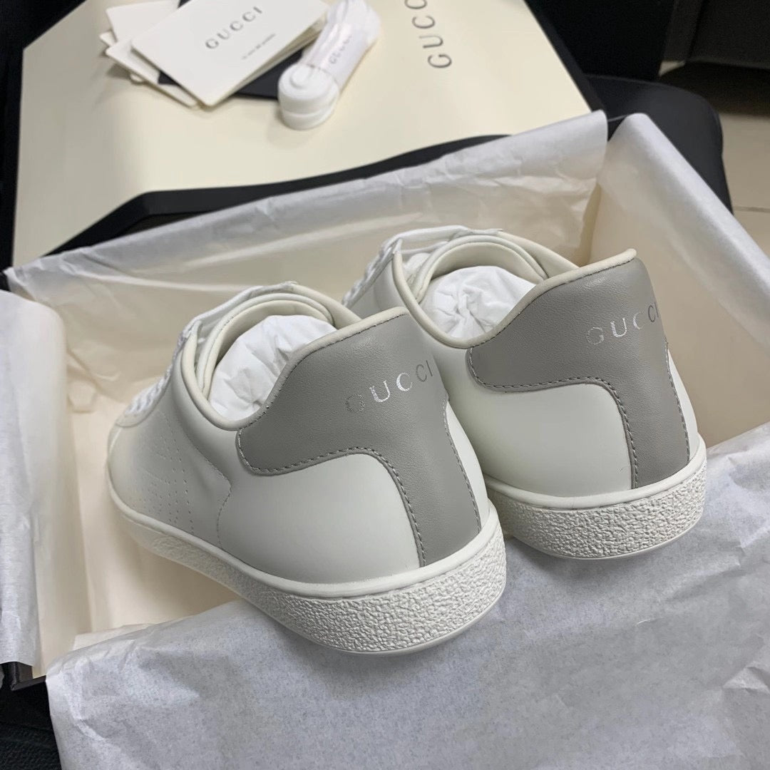 Screener White Sneakers - Men's