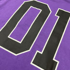 Black Jersey Numeral Short-Sleeve - Men's