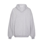 Grey Cotton Slogan Pullover - Men's