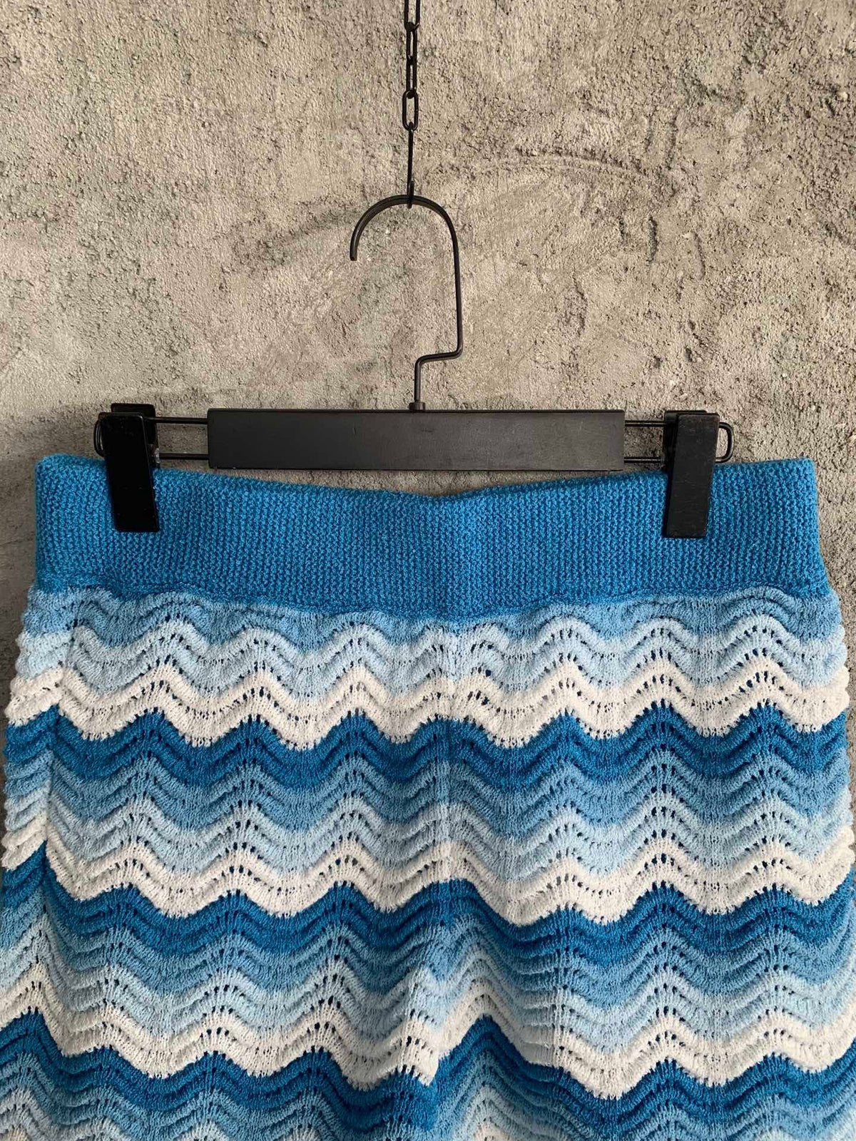 Yellow Knit Chevron Drawstring - Men's