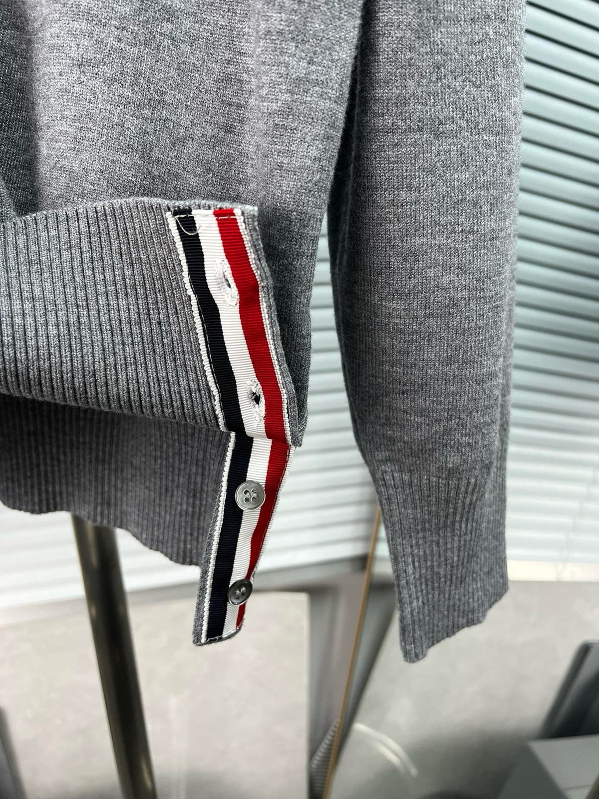 4-Bar Cardigan White - Men's