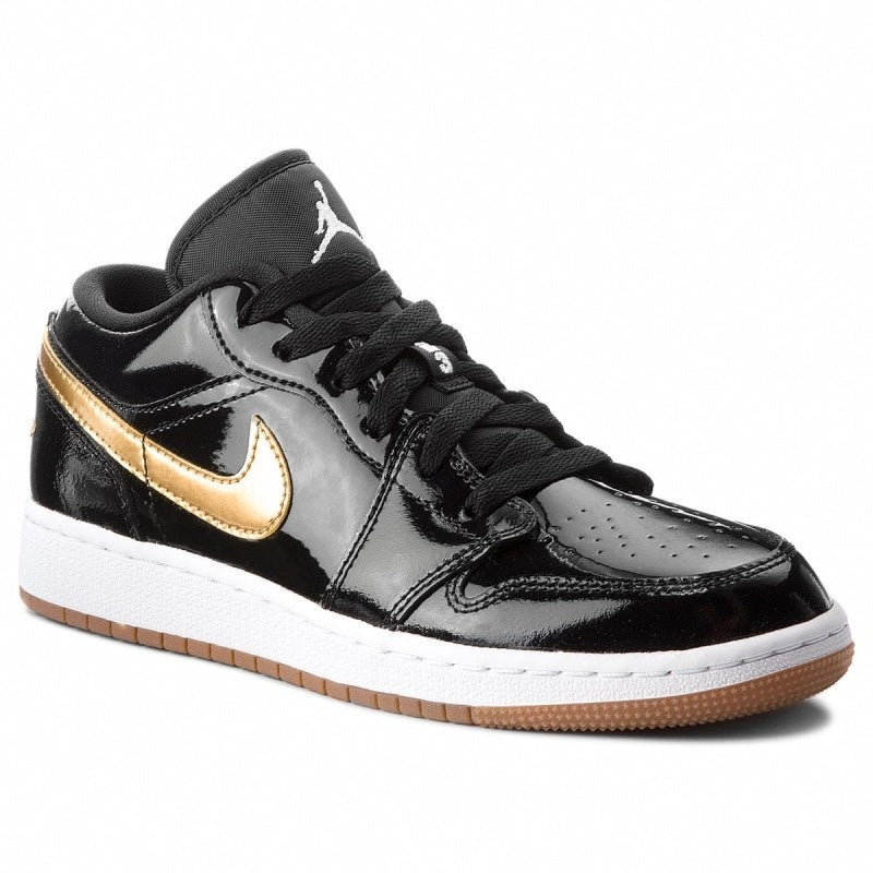 Air Jordan 1 Low Gg – air Jordan 1 Low Gg 554723 032 Black/Metallic Gold/White The above shoes have an – LUX VERSE Luxury Designer Fashion Outlet