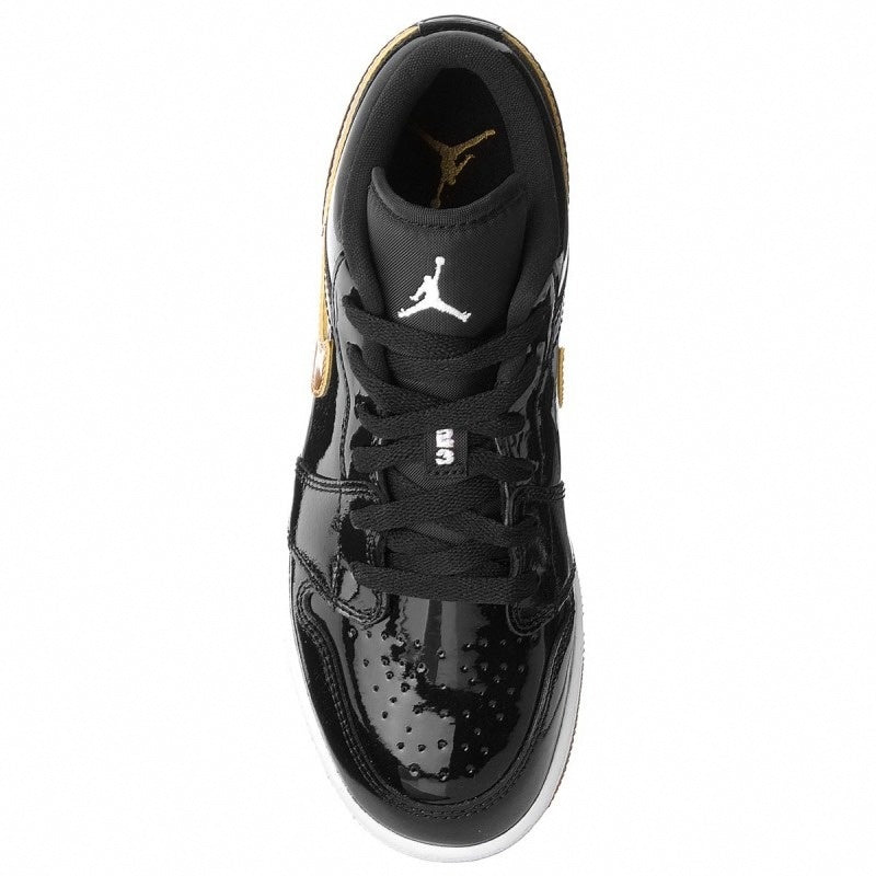 Air Jordan 1 Low Gg – air Jordan 1 Low Gg 554723 032 Black/Metallic Gold/White The above shoes have an – LUX VERSE Luxury Designer Fashion Outlet