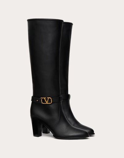 VLOGO SIGNATURE CALFSKIN BOOT 75MM