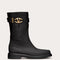 VLOGO THE BOLD EDITION BOOT IN RUBBER AND CALFSKIN 35MM