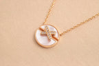 Jeux De Rose Gold Diamond Necklace – LUX VERSE Luxury Designer Fashion Outlet