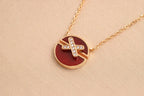Jeux De Rose Gold Diamond Necklace – LUX VERSE Luxury Designer Fashion Outlet