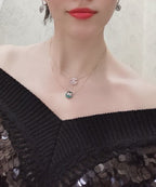 Jeux De Rose Gold Diamond Necklace – LUX VERSE Luxury Designer Fashion Outlet