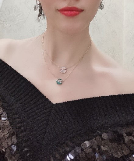 Jeux De Rose Gold Diamond Necklace – LUX VERSE Luxury Designer Fashion Outlet