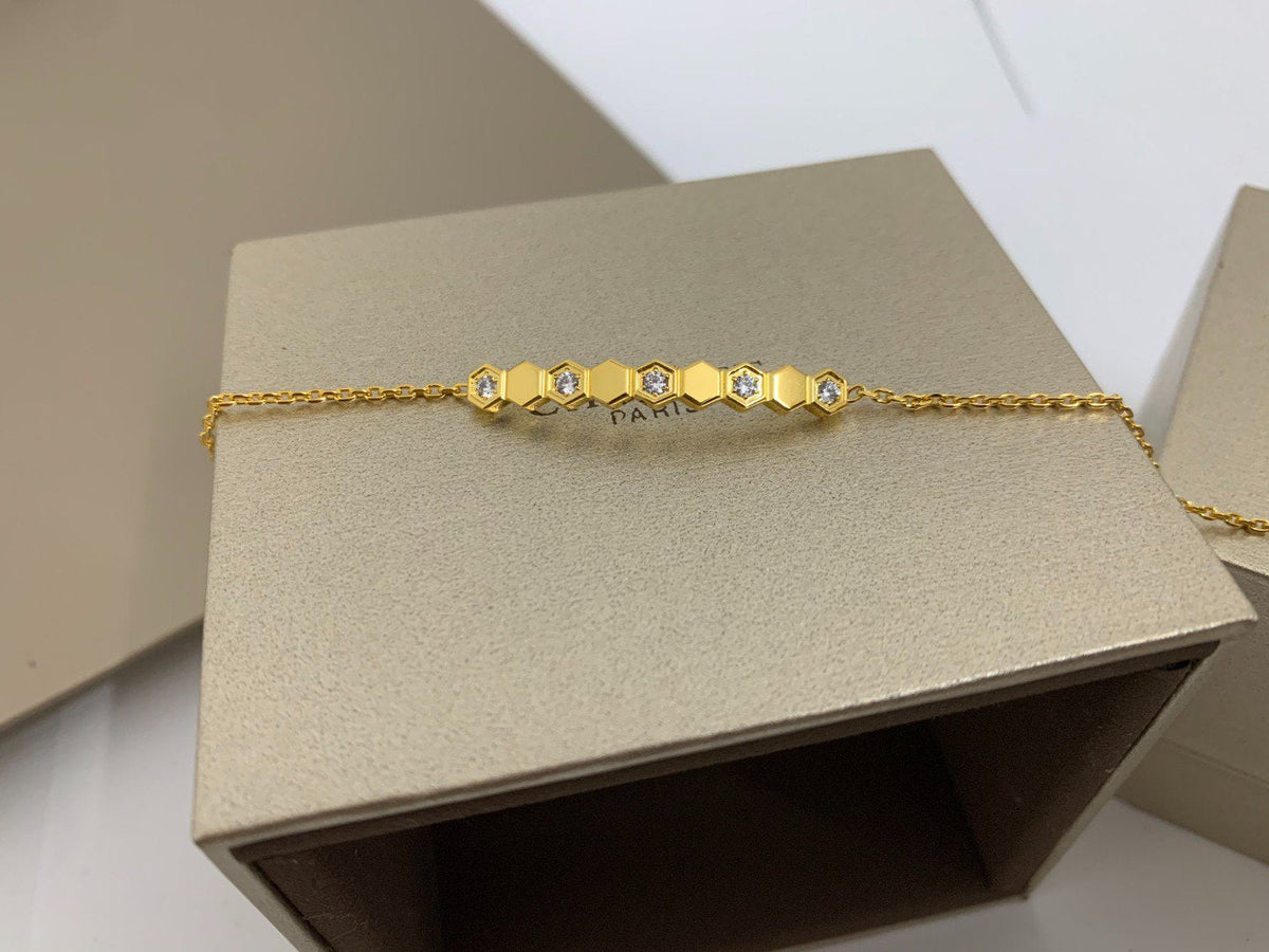 Bee Love Bracelet Diamond – LUX VERSE Luxury Designer Fashion Outlet