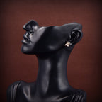 Jeux De Gold Diamond Earrings – LUX VERSE Luxury Designer Fashion Outlet