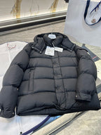 Black Puffer Jacket - Men's