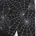 Black Cotton Web Print Pullover - Men's