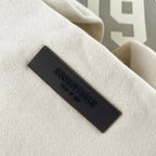 Navy Cotton Numeral Print Pullover - Men's