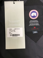 Black Nylon Arm Patch Gilet - Men's