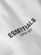 Essentials White Logo Sweatshirt - Men's