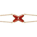 Jeux Bracelet Carnelian Rose Gold 1 Diamond – LUX VERSE Luxury Designer Fashion Outlet