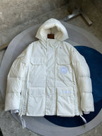Black and White Parka - Men's