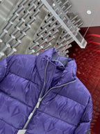 Purple Puffer Jacket - Men's