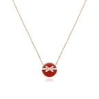 Jeux De Rose Gold Diamond Necklace – LUX VERSE Luxury Designer Fashion Outlet
