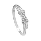 Jeux De Silver Diamond Ring – LUX VERSE Luxury Designer Fashion Outlet